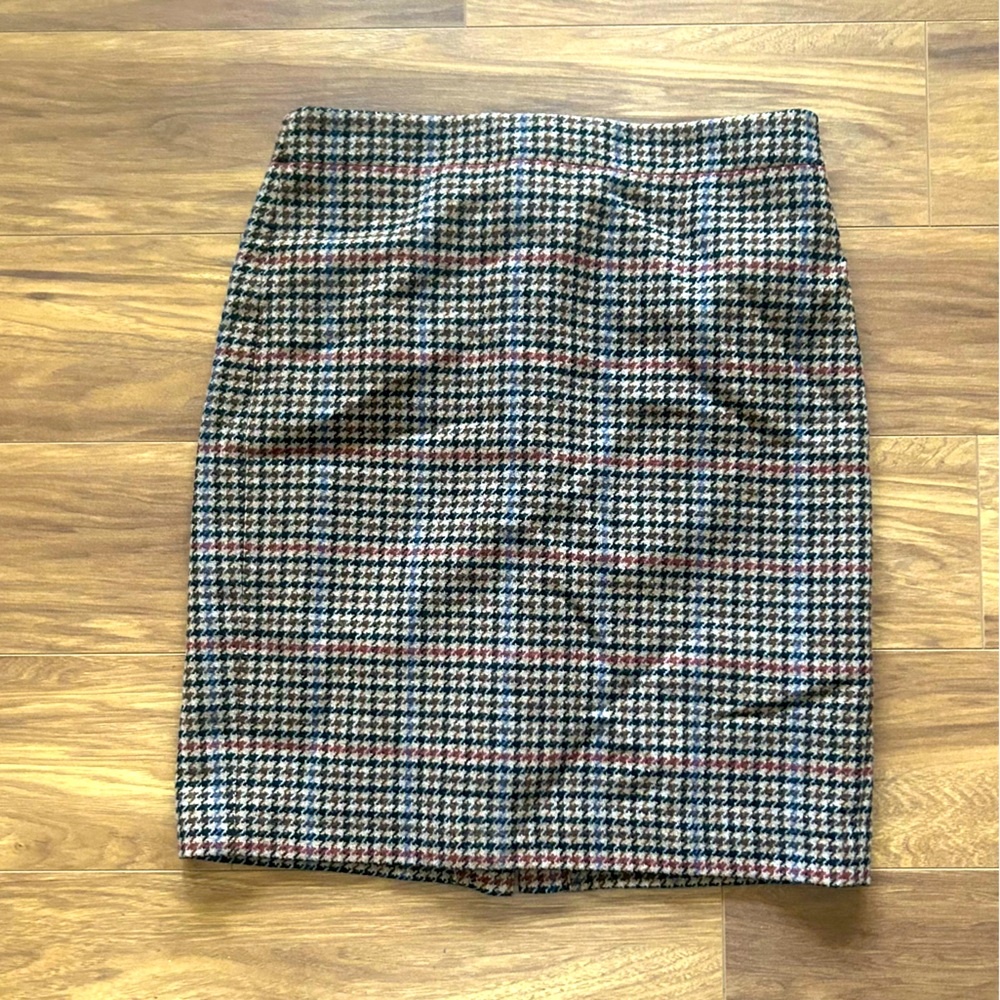 J. Crew factory tweed skirt US 6